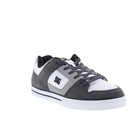 Dc Pure 300660-xssw Mens Gray Suede Skate Inspired Sneakers Shoes