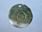Phenomenal Mayan Translucent Green Jade Pendant Ancient Pre-columbian Maya Bead