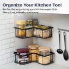 Corner Shower Caddy Organizer - Rustproof Stainless Steel Bathroom Shelves Fo   