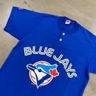 Vintage 90s Toronto Blue Jays Russell Athletic Mlb Baseball 1995 Jersey Size M