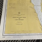 Vtg 1971 Nautical Chart Cape Kennedy Ponce De Leone Inlet Florida Coast Map 1245