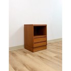 Teak Danish Mid-century Nightstand Torring Mobelfabrik Mcm Bedside End Table