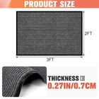 Commercial Floor Mat 2  X 3  Extra Large Front Door Industrial Rug Heavy Duty   