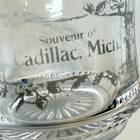 Cadillac Michigan Mi Antique Depression Glass Souvenir  Toothpick Cup
