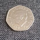Extremely Rare  King Charles Iii 50p 2022    King Charles Iii 50 Pence Coin