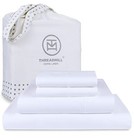  100  Cotton Sheets For Size Bed - 600 Thread Count Bed Queen Hotel White Solid