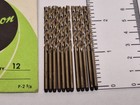 Vintage Precision Twist Drills High Speed Drill Bit Size 40 Lot Of 12 Bits R18c