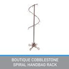 Sswbasics Boutique Cobblestone Spiral Purse Rack Stand -  6 Ft H X 17 In W 