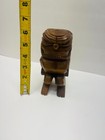 Hand Carved Wood Hawaiian Tiki Statue Sculpture Wooden Figurine Handmade 6 