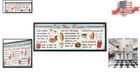 Classic Retro Metal Diner Menu Sign - Lightweight Embossed Decor For Home