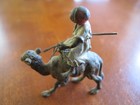Awesome Vintage Antique Austrian Vienna Bronze African Bedouin Figure