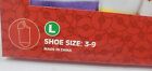 Pokemon 6 Pairs No Show Socks Size L 3-9 Brand New Sealed 