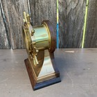 Chelsea Ship s Bell Clock Yacht Wheel Mariner   Running