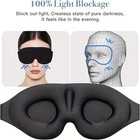 3d Travel Silk Eye Mask Sleeping Soft Padded Shade Cover Rest Relax Blindfold Us