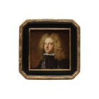4x4 Small Vintage Picture Frame  Mini Antique Ornate Black And Gold Octagon