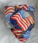Female Dog Puppy Pet Diaper Washable Panties Sanitary Underwear Patriotic Small
