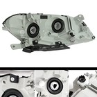 Black Clear Headlight Assembly For 2008 2008-2012 Black Housing Amber Corner