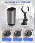 150w Car Heater Portable Electric Heating Fan Defogger Defroster Demister 12v