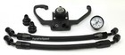 Fuel Pressure Regulator  Gauge  Bracket  Fuel Lines Return Style For Holley Carb
