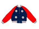 Vintage 70s Youth Baseball Jacket With Patches Mlb