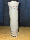 Vintage Mcm Lefton China Hand Painted White Porcelain Bud Vase Japan 02971 
