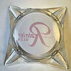 Vintage Rainier Beer Clear Glass Ashtray Seattle Wash Sicks Reinier Brewing Co