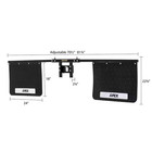 Adjustable Hitch-mounted Mud Flap