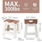 13   Folding Step Stool For Adults   Kids Hold Up To 250 Lb Non-slip Folding    