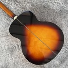 Custom Vintage Sunburst J200 Acoustic Electric Guitar Solid Spruce Top 6 String