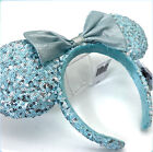 Disney Parks Minnie Mouse Frozen Arendelle Aqua Sequin Ears Headband Us
