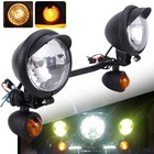 For Harley Softail Fatboy Flstf Passing Spot Fog Light Bar W  Turn Signals Lamp