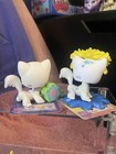 Littlest Pet Shop G7 Series 5 White Cat Pair Deco Spring Styler 452 437
