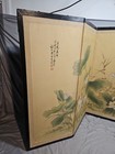 Vintage Chinese 4-panel Folding Silk Screen