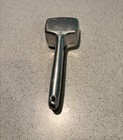 Vintage    irvinware   Aluminum Metal Handheld Ice Crusher  1950 s 