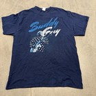 Vtg Buddy Guy - Damn Right I ve Got The Blues  T Shirt Double Graphic Blue L
