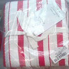 Williams-sonoma Classic Stripe Cotton Tea Towels Set Of 4 Red white  claret Red 