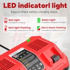 Fast Dual Charger For Milwaukee For M18 18v Li-ion Battery Charger 48-11-1811