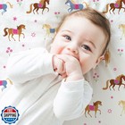 Wildkin 100  Cotton Fitted Crib Sheet     Soft And Breathable Fitted Sheet - Ho