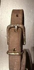Vintage Western Leather Horse Bridle Strap Buckle Set