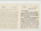 Historical 23 Pages Handwritten 1952 Letter From Hotel Continental Paris  To Us
