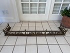 Antique Vintage English Victorian Solid Bronze Surround Swan Motif C1890s