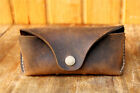 Genuine Leather Eyeglass Case Vintage Personality Handmade Glasses Case Eyewear 