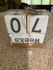 Mud Pie Kids Pregnancy Baby Newborn Infant Photo Pix Milestone Countdown Blocks