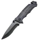 Tactical Spring Assisted Open Pocket Knife Cleaver Razor Folding Blade Black New