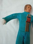 Vintage Ideal 7in Evel Knievel Action Figure In Blue  1 Suit No Helmet