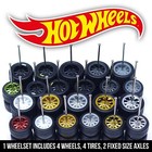 1 64 Scale 10 Spoke Muscle V2 Real Rider Wheels Rims Tires Set For Hot