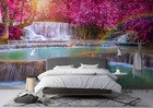 3d Waterfall Mountains Self-adhesive Wallpaper Removable Wallpaper Wall Mural