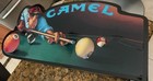 Joe Camel Large Lighted Sign Cigarette  Shooting Pool Works In Great Condition 