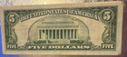 1953  5 00 Red Seal  Star United States Note Fine Condition  03397497a