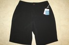 Tommy Bahama Women s Upf-50 Bermuda 9  Golf Shorts Nwt Black